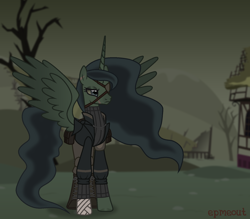 Size: 1600x1400 | Tagged: safe, artist:epmeout, oc, alicorn, pony, fallout equestria