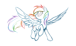 Size: 1357x824 | Tagged: artist needed, safe, color edit, edit, rainbow dash, pegasus, pony, g4, colored