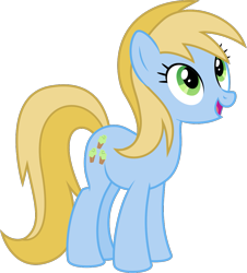 Size: 889x983 | Tagged: safe, artist:sollace, buttercream, earth pony, pony, g4, .svg available, background pony, cute, happy, open mouth, simple background, solo, standing, sundowner (character), svg, transparent background, vector