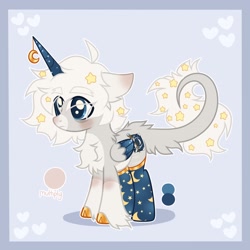 Size: 2048x2048 | Tagged: safe, artist:moonydropps, oc, oc only, oc:aster, alicorn, pony, blue eyes, clothes, ears, ears back, hair, high res, horn, male, mane, socks, solo, stallion, tail, wings