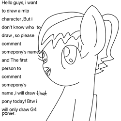 Size: 1000x1000 | Tagged: safe, oc, oc only, oc:cloud wings, pegasus, pony, female, mare, open mouth, pegasus oc, solo, talking to viewer