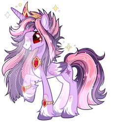 Size: 1963x2133 | Tagged: safe, artist:lavender-bases, oc, oc:yume shine, alicorn, pony, alicorn oc, base used, commission, concave belly, horn, jewelry, simple background, slender, thin, transparent background, wings
