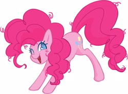 Size: 2318x1718 | Tagged: safe, artist:1800love_, pinkie pie, earth pony, pony, g4, cute, diapinkes, female, looking at you, mare, one eye closed, open mouth, open smile, simple background, smiling, smiling at you, white background, wink, winking at you
