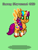 Size: 756x1008 | Tagged: safe, sunny starscout, alicorn, pony, pony town, g5, my little pony: a new generation, flying, green background, mane stripe sunny, simple background, solo