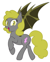 Size: 2000x2468 | Tagged: artist needed, safe, oc, oc:soma, bat pony, pony, adorable face, cute, cute little fangs, daaaaaaaaaaaw, ear fluff, eyelashes, fangs, female, flying, happy, high res, looking at you, mare, simple background, smiling, spread wings, transparent background, vector, wings, yellow eyes, yellow mane