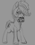 Size: 596x770 | Tagged: safe, artist:brainiac, oc, oc:whiskey lullaby, cat, cat pony, original species, pony, brainiacs sketchbook (set), cat nip, collar, drugs, female, mare, solo