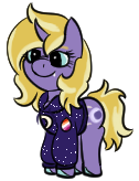 Size: 126x164 | Tagged: safe, artist:gray star, part of a set, oc, oc:willowisp, pony, unicorn, clothes, fangs, female, gray's tiny pony set, hoodie, lesbian, mare, simple background, transparent background