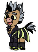 Size: 127x172 | Tagged: safe, artist:gray star, part of a set, oc, oc:rio grande, pony, unicorn, chest fluff, clothes, firefighter, gray's tiny pony set, male, simple background, stallion, transparent background