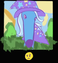 Size: 1092x1190 | Tagged: safe, artist:rennynation, trixie, dog, g4, female, meme, ponified animal photo, solo, species swap