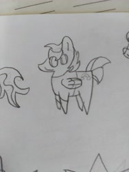 Size: 4608x3456 | Tagged: safe, artist:acid flask, oc, oc only, pegasus, pony, 2d, art dump, clothes, drawing, graphite drawing, looking at you, paper, pegasus oc, pointy ponies, sketch, sketch dump, smiling, smiling at you, traditional art