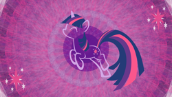 Size: 1920x1080 | Tagged: safe, artist:blackgryph0n, artist:up1ter, artist:uxyd, edit, twilight sparkle, pony, unicorn, g4, abstract background, cutie mark, female, fractal, mare, outline, solo, unicorn twilight, wallpaper, wallpaper edit