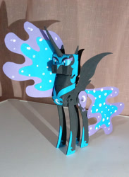 Size: 764x1046 | Tagged: safe, artist:angelwingsmlpfim, nightmare moon, pony, g4, craft, papercraft