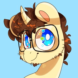 Size: 3000x3000 | Tagged: safe, artist:cocopudu, oc, oc only, pony, unicorn, bust, high res, portrait