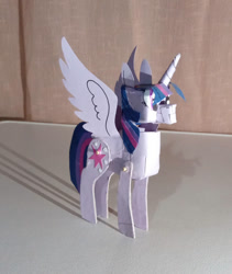 Size: 822x972 | Tagged: safe, artist:angelwingsmlpfim, twilight sparkle, alicorn, pony, g4, craft, papercraft, twilight sparkle (alicorn)