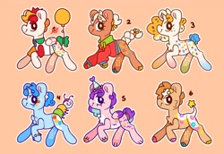 Size: 3446x2376 | Tagged: safe, artist:cocopudu, oc, oc only, earth pony, pegasus, pony, unicorn, adoptable, high res