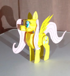 Size: 860x929 | Tagged: safe, artist:angelwingsmlpfim, fluttershy, pony, g4, craft, papercraft