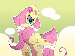 Size: 4000x3000 | Tagged: safe, artist:itssummerok, fluttershy, pegasus, pony, g4, female, solo