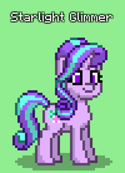 Size: 600x828 | Tagged: safe, starlight glimmer, pony, pony town, g4, green background, reformed starlight, simple background, solo