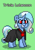 Size: 564x804 | Tagged: safe, trixie, pony, pony town, g4, alicorn amulet, cape, clothes, green background, red eyes, simple background, solo