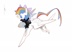 Size: 2048x1479 | Tagged: safe, artist:imhungry1551, oc, oc only, pegasus, pony, solo