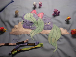 Size: 5152x3864 | Tagged: safe, artist:lightdragon1988, flitter, pegasus, pony, g4, cross stitch, female, irl, photo, toy, traditional art