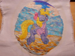 Size: 5152x3864 | Tagged: safe, artist:lightdragon1988, dinky hooves, pony, unicorn, g4, cross stitch, female, irl, photo, traditional art