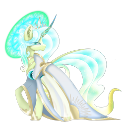 Size: 8040x8000 | Tagged: safe, artist:harmonicdreemur1308, oc, oc only, pony, unicorn, clothes, dress, female, horn, looking back, mare, simple background, solo, transparent background, unicorn oc