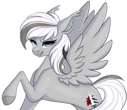 Size: 1200x1043 | Tagged: safe, artist:mxiiisy, oc, oc:silver edge, hybrid, pegabat, pony, cute, femboy, male, simple background, solo, transparent background