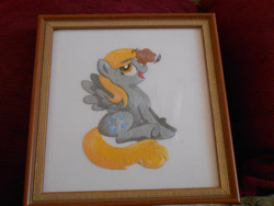 Size: 1280x960 | Tagged: safe, artist:lightdragon1988, derpy hooves, pegasus, pony, g4, cross stitch, female, irl, photo, traditional art