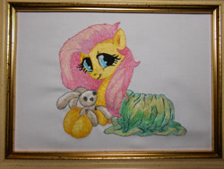 Size: 1280x960 | Tagged: safe, artist:lightdragon1988, angel bunny, fluttershy, pegasus, pony, g4, cross stitch, female, irl, photo, traditional art