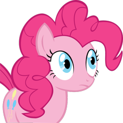 Size: 866x868 | Tagged: safe, artist:retroponybro, pinkie pie, earth pony, pony, friendship is magic, g4, female, mare, simple background, solo, transparent background, vector