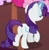 Size: 331x338 | Tagged: safe, screencap, pinkie pie, rarity, starlight glimmer, pony, unicorn, every little thing she does, g4, butt, cropped, eyes closed, female, mare, plot, rearity