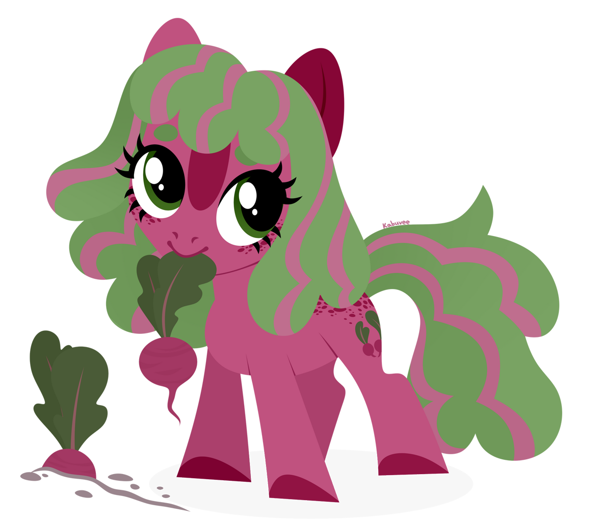 #3116745 - safe, artist:kabuvee, oc, oc only, pony, beet, female, filly ...