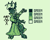 Size: 811x656 | Tagged: safe, artist:damset, oc, oc only, oc:da-mset, changeling, cloak, clothes, green, meme, monochrome, ms paint, one eye, pixel art, simple background