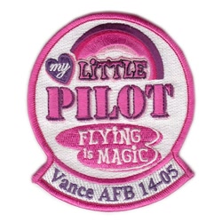 Size: 720x720 | Tagged: safe, 2013, air force, badge, brony history, image in description, link in description, logo parody, military, morale patch, my little pilot, no pony, nostalgia, patch, simple background, vance afb 14-05, white background