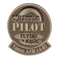Size: 720x720 | Tagged: safe, 2013, air force, badge, logo parody, military, morale patch, multicam, my little pilot, no pony, patch, simple background, vance afb 14-05, white background