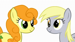 Size: 1920x1080 | Tagged: safe, artist:memj, artist:tehjadeh, carrot top, derpy hooves, golden harvest, earth pony, pegasus, pony, g4, 2013, animated, asdfmovie, carrot, duo, duo female, eye scream, female, food, frown, mare, meredith sims, nostalgia, parody, ponified, smiling, sound, talking, webm, you lied to me, youtube, youtube link, youtube video