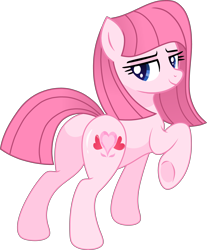 Size: 3784x4563 | Tagged: safe, alternate version, artist:muhammad yunus, oc, oc only, oc:annisa trihapsari, earth pony, pony, g4, alternate eye color, annibutt, base used, butt, earth pony oc, female, looking at you, looking back, looking back at you, mare, plot, rearing, simple background, smiling, smiling at you, solo, sultry pose, transparent background, vector