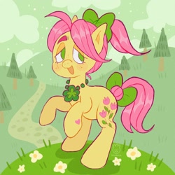 Size: 2048x2048 | Tagged: safe, artist:alexbeeza, posey bloom, earth pony, pony, g5, high res, solo
