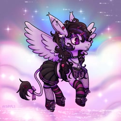 Size: 1400x1400 | Tagged: safe, artist:lavenderbonez, oc, oc only, pegasus, pony, solo