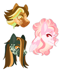 Size: 850x1000 | Tagged: safe, artist:silagekiddz, oc, oc only, earth pony, pegasus, pony, base used, coat markings, earth pony oc, female, male, mare, offspring, parent:big macintosh, parent:fluttershy, parents:fluttermac, pegasus oc, siblings, simple background, stallion, transparent background, trio