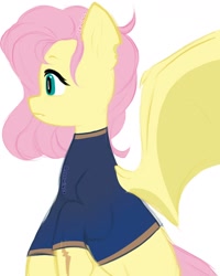 Size: 1440x1800 | Tagged: safe, artist:_allywings, fluttershy, pegasus, pony, fallout equestria, g4, clothes