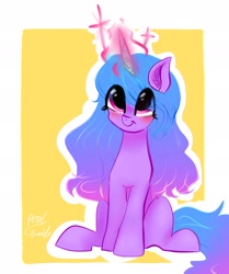 Size: 1714x2048 | Tagged: safe, artist:petaltwinkle, izzy moonbow, pony, unicorn, g5, magic, solo