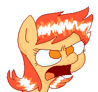 Size: 201x189 | Tagged: safe, artist:artflicker, oc, oc only, oc:flicker split, earth pony, pony, angry, bust, female, mare, no pupils, open mouth, simple background, solo, transparent background