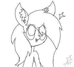 Size: 800x720 | Tagged: safe, artist:neonshy02, oc, pony, animated, gif, lineart