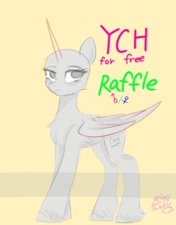 Size: 1074x1368 | Tagged: safe, artist:petaltwinkle, pony, solo, ych example, your character here