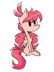 Size: 1500x2000 | Tagged: safe, artist:scridley-arts, oc, oc only, oc:scridley, pegasus, pony, chest fluff, female, pegasus oc, simple background, solo, transparent background