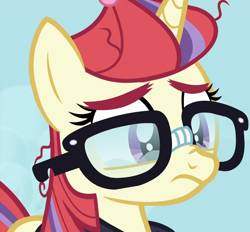 Size: 1164x1080 | Tagged: safe, screencap, moondancer, pony, unicorn, amending fences, g4, season 5, cropped, crying, cute, dancerbetes, female, frown, glasses, mare, nose wrinkle, sad, sadorable, solo, teary eyes