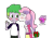 Size: 1024x722 | Tagged: safe, artist:stella-exquisa, spike, sweetie belle, human, equestria girls, g4, alternate design, cheek kiss, christmas, duo, eating, female, holiday, human spike, humanized, kissing, male, present, ship:spikebelle, shipping, simple background, straight, transparent background