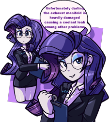 Size: 1252x1391 | Tagged: safe, artist:jilloff, rarity, human, equestria girls, g4, abstract background, clothes, glasses, looking at you, meme, simple background, skirt, speech bubble, transparent background